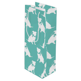 Bulldog Pit Puppy Pitbull Bolsa de regalo de vino