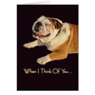 Bulldog sonriente