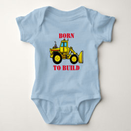 Bulldozer Baby Jersey Bodysuit