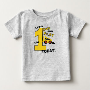 bulldozer de construcción de camisetas de primer 
