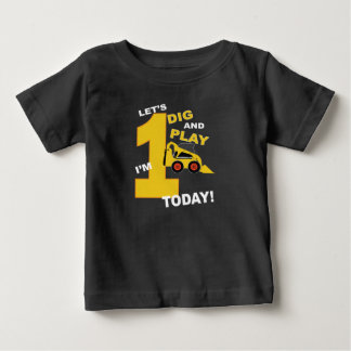 bulldozer de construcción de camisetas de primer c