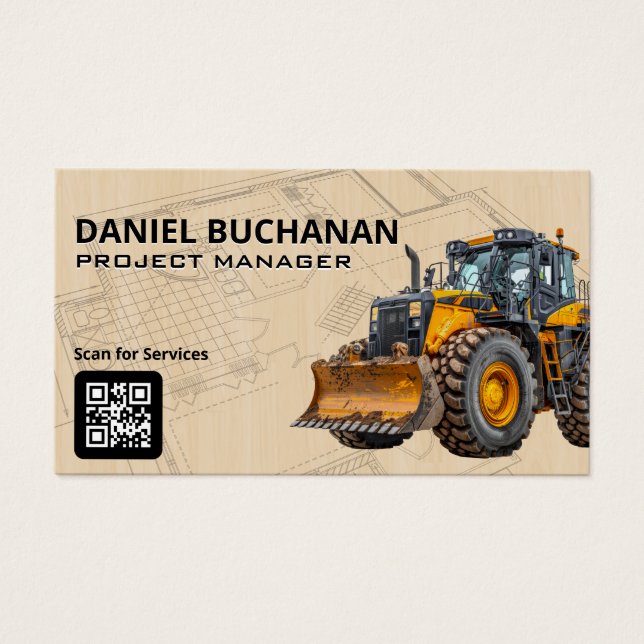 Bulldozer | Vehículo de maquinaria pesada | Estruc (Frente)