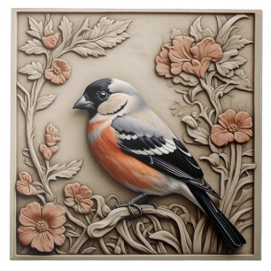 Bullfinch - Azulejos Cerámicos De Arte Y Artesanía