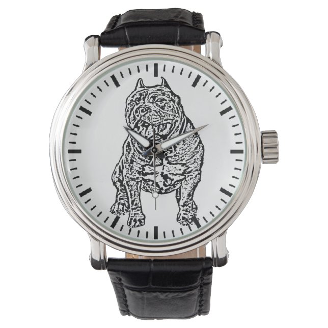 Bully Dog estadounidense menea reloj de pulsera (Anverso)