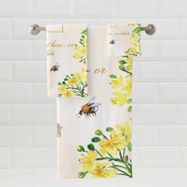 Bumble abejas miel flores amarillas logotipo empre