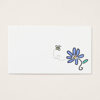 Bumble Bee and Blue Flower