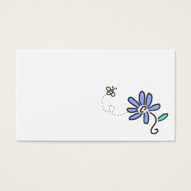 Bumble Bee and Blue Flower (Frente)