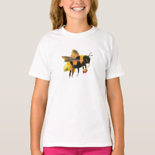 Bumble Bee cargando camiseta de Chicas de polen