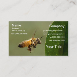 Bumble Bee Flying tarjeta de visita