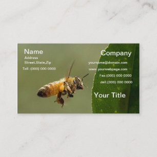 Bumble Bee Flying tarjeta de visita