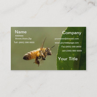 Bumble Bee Flying tarjeta de visita