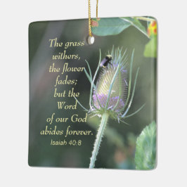 Bumble Bee - Isaiah 40:8 Ornamento