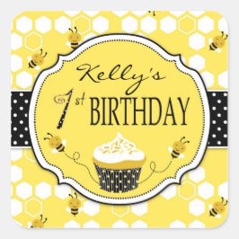 Bumble Bee Pegatina SQ1