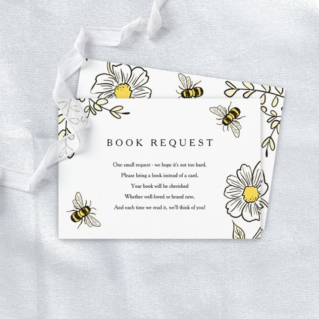 Bumble Bee Traer Tarjeta De Solicitud De Libro (Subido por el creador)
