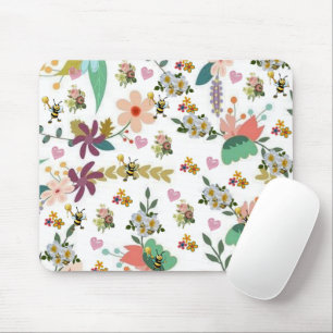 Bumblebee Floral Mouse Pad! Alfombrilla de ratón