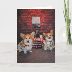 Bumbles y Dawgins Tarjeta de saludo