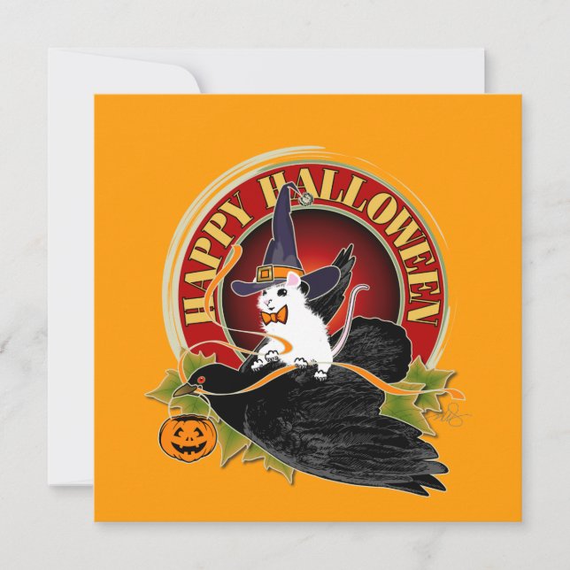 Bump In The Night White Mouse Halloween (Anverso)