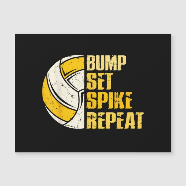 Bump Set Spike Repetir Voleibol Divertido (Anverso)