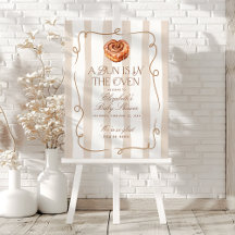 Bun in the Oven Theme Baby Shower Welcome