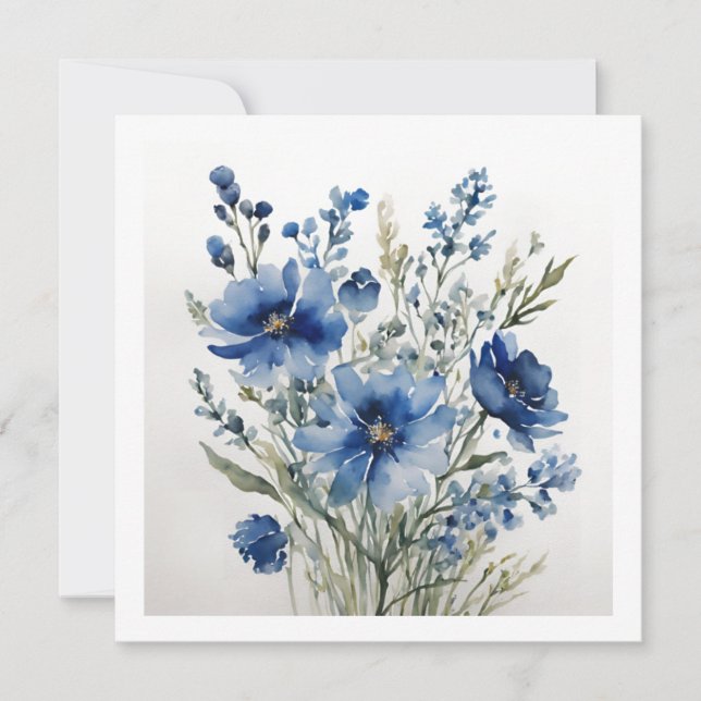 Bunch of Flowers Elegant Watercolor (Anverso)