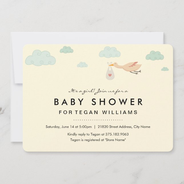 Bundle of Joy | Invitación de Baby Shower (Anverso)