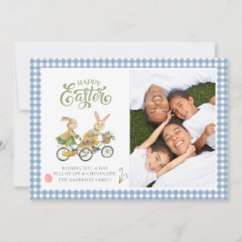 Bunnids acuarelas, tarjeta de Pascua de fotos de l