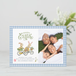 Bunnids acuarelas, tarjeta de Pascua de fotos de l