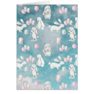 Bunnies conejitos en un ilustracion animal celesti