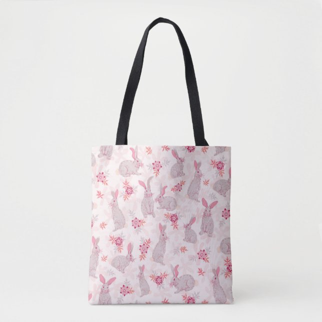 Bunnies en la bolsa de flores (Anverso)
