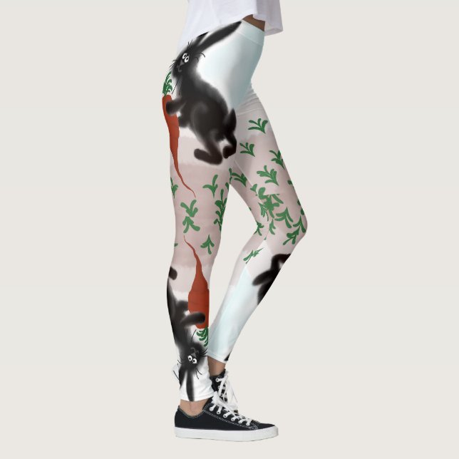Bunnies in My Garden Leggings (Derecha)