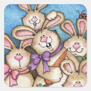 Bunnies - Pegatinas