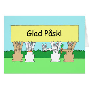 Bunnies Personalizados de Pascua de Suecia de Påsk