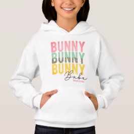 Bunny Babe Cute Moderna Girly Easter Personalizada