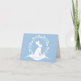 Bunny Boys Baby Shower Gracias Nota
