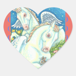 BUNNY & COLT ANGELS, PEGATINAS DEL CABALLO ORIENTA