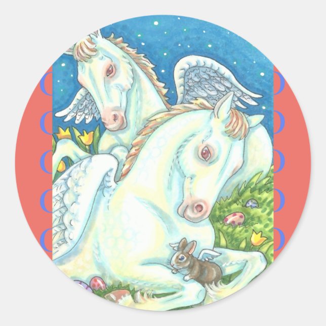 BUNNY & COLT ANGELS, SILENCIOSAS PEGATINAS DE ORIE (Anverso)