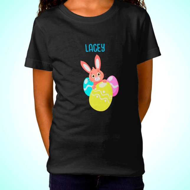 BUNNY CON HUEVOS COLORADOS PERSONALIZADO Camiseta  (Subido por el creador)