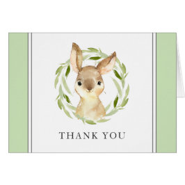 Bunny de color acuático lindo Gracias