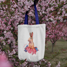 Bunny de primavera | Bolsa de té personalizada