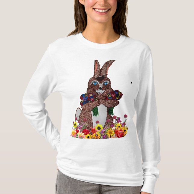 BUNNY DEL ESTE CON Camiseta DE FLORES (Anverso)
