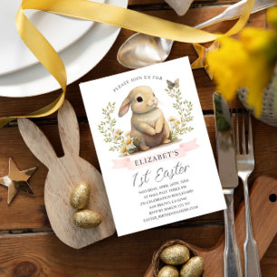Bunny Easter Wild: Invitación de fiesta de un cump