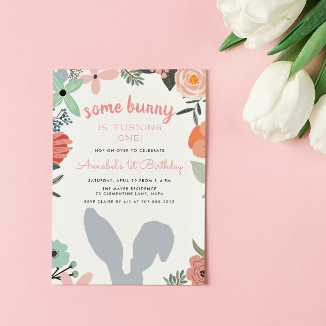 Bunny Garden | Invitación a la fiesta de cumpleaño (Subido por el creador)