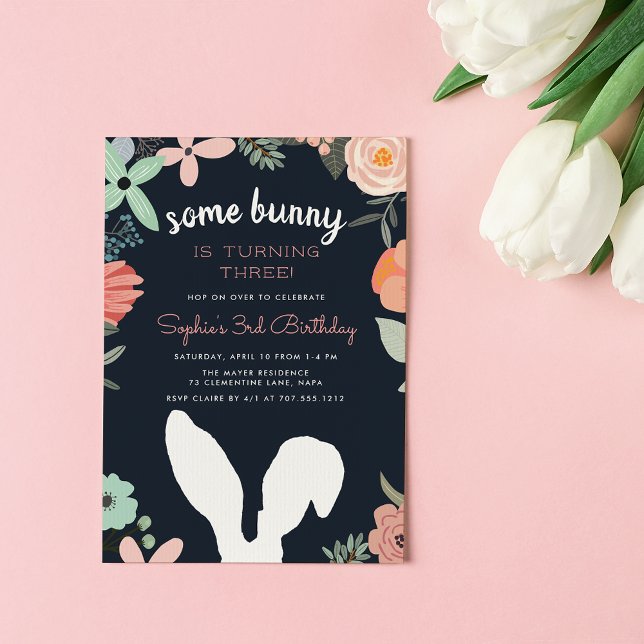 Bunny Garden | Invitación a la fiesta de cumpleaño (Subido por el creador)