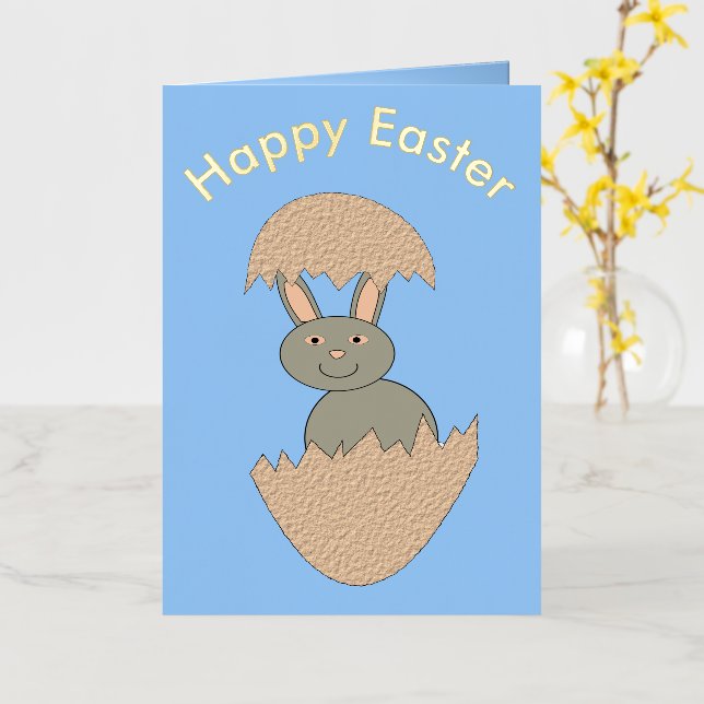 Bunny Hatching de Egg Weird Personalizado (flor amarilla)