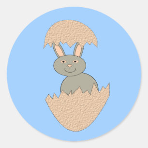 Bunny Hatching de los Pegatinas Egg Weird
