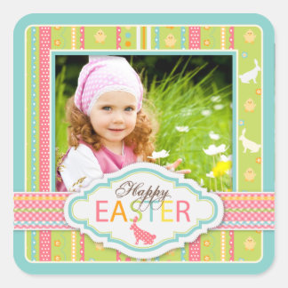 Bunny Hop Photo Pegatina S