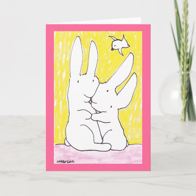 Bunny Lust - tarjeta de saludo (Anverso)