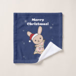 Bunny Merry Christmas Winter Animals Rabbits Wash<br><div class="desc">El conejo para Navidades con luces de hadas. Animales divertidos con regalos y nieve para las vacaciones. También es gracioso para los Navidades en julio. Hasen son animales dulces y perfectos para los Navidades.</div>
