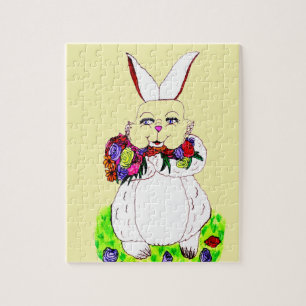 BUNNY Y rompecabezas DE FLORES ORIENTALES