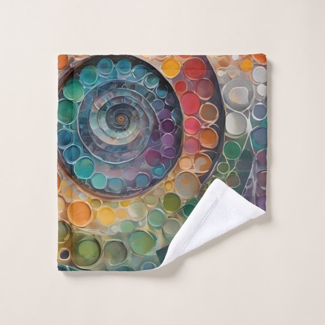 bunt und modern, ein schönes Handtuchset (Toallita)